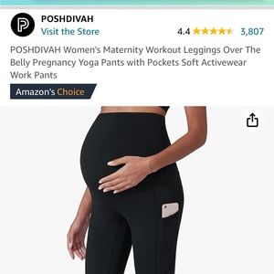 Posh diva full length workout leggings